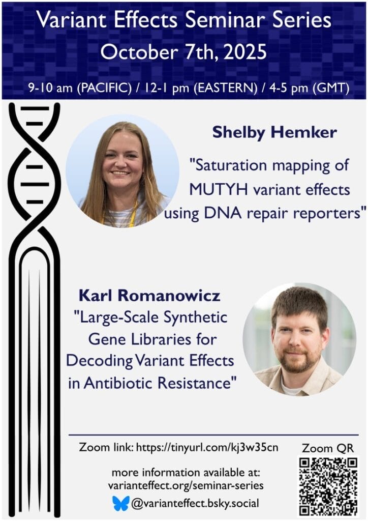Step into the future of functional genomics with the Variant Effects Seminar Series (VESS)