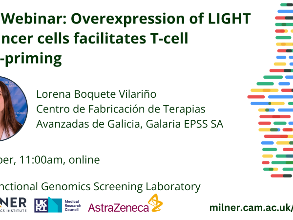 FGSL Webinar: Overexpression of LIGHT on cancer cells facilitates T-cell cross-priming