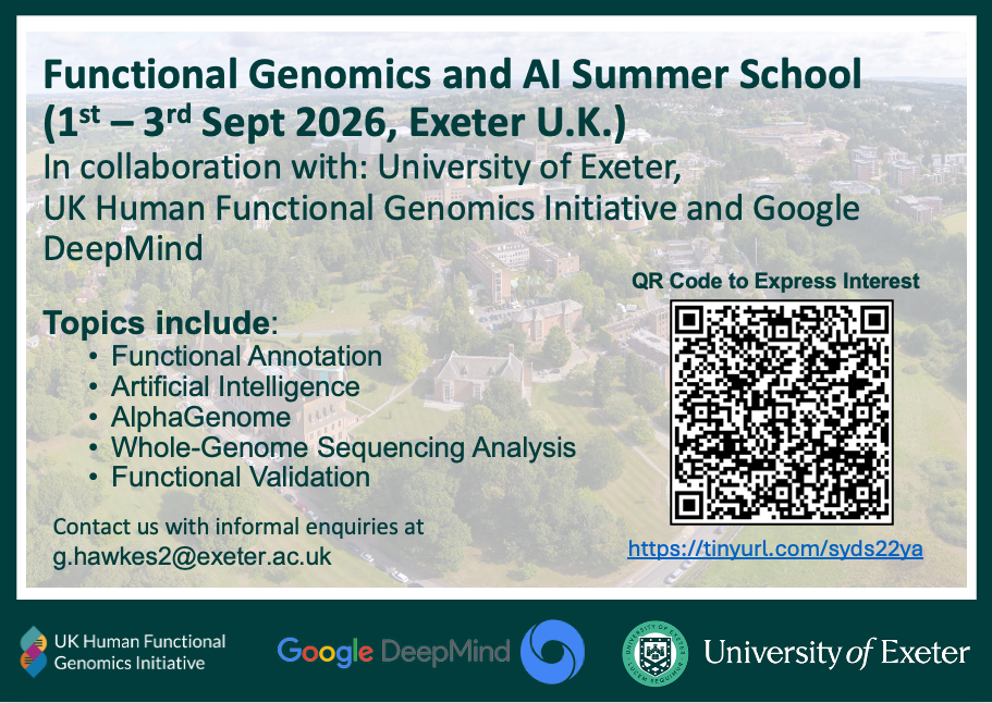 Functional Genomics and AI Summer School 